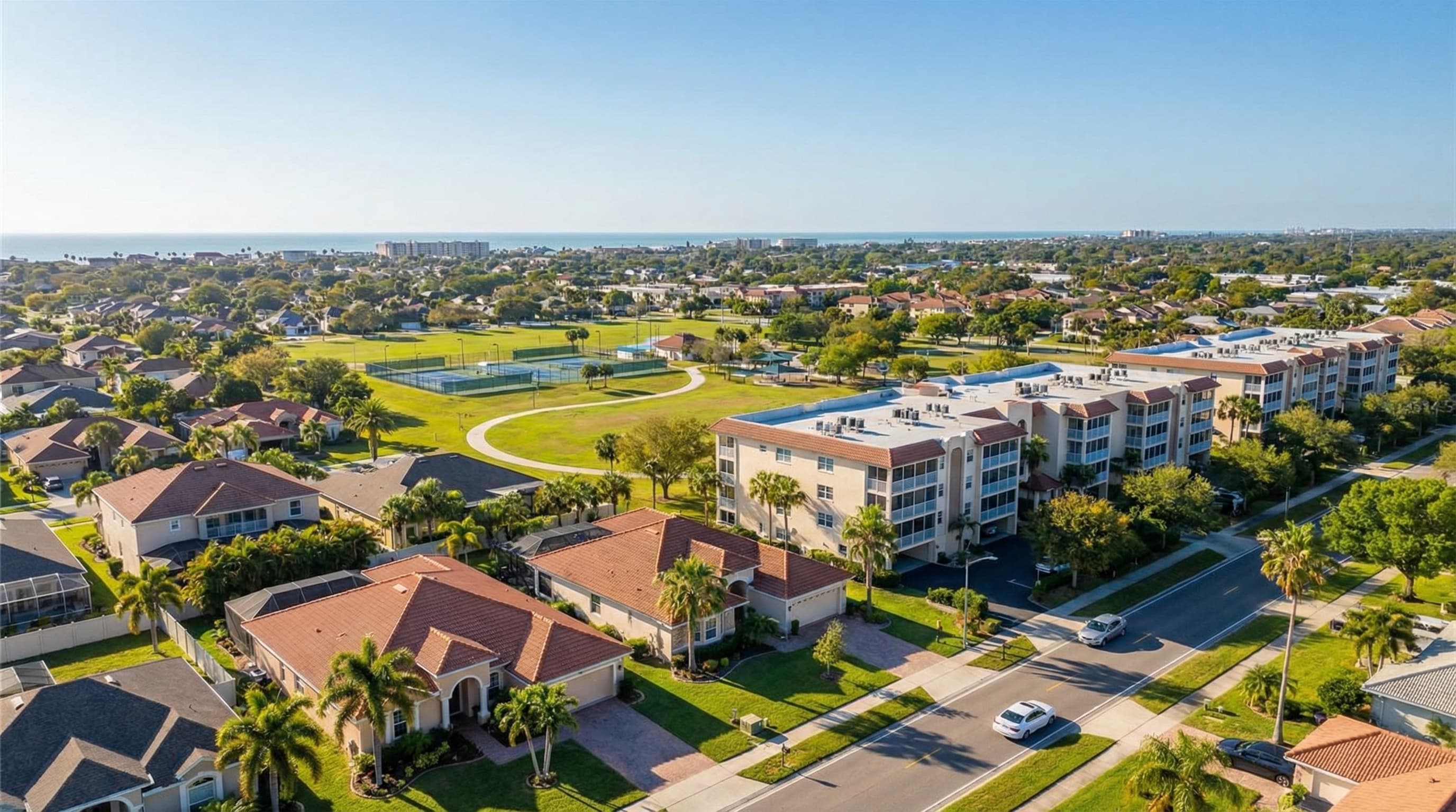 Largo Florida suburban homes with Indian Rocks Beach access and Pinellas Trail parks